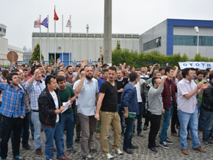 Otomotivde iş bırakma eylemi büyüyor