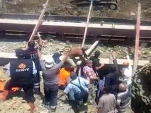 Baraj inşaatında göçük!