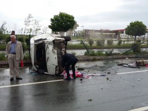 Trabzon'da kaza! 1 Yaralı