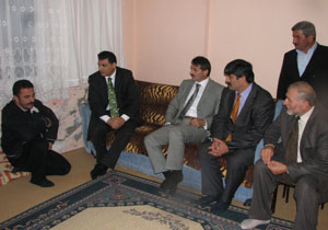 Okutan taziye ziyaretine çıktı