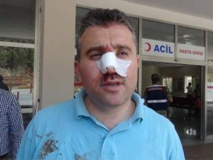 Sandık başkanı hastanelik oldu!