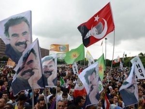 HDP kutlamasında olay fotoğraf!