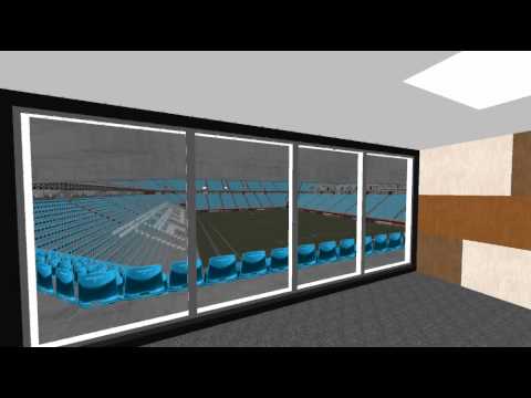 Akyaz Stadının 3d görüntüsü