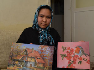 Trabzon'da Afgan kızın hayali!