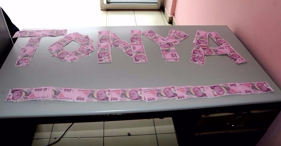 Tonya'da 77 Bin TL sahte para yakalandı
