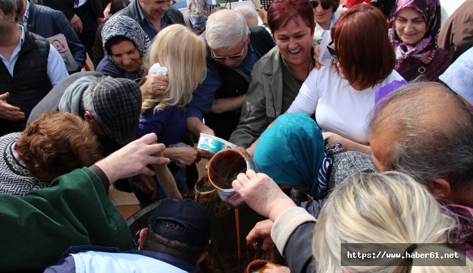 Mesir macunu karımında izdiham! Kazana düştüler