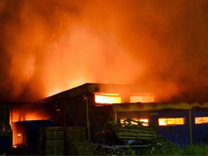 Antalya'da otel yangın