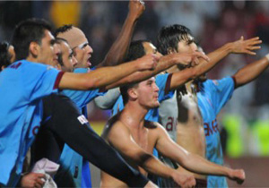 Trabzonspor'da liderlik sevinci
