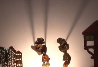 Çocuklar kendi Karagöz ve Hacivat’ını yaptı