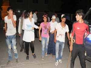 Taşlı sopalı kavga: Biri asker 5 yaralı