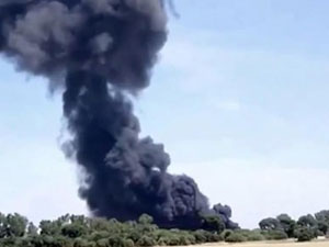 Askeri nakliye uçağı düştü