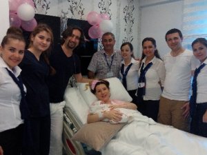 Bebeğine hastanenin adını verdi