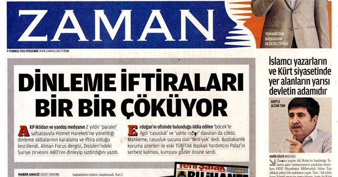 Zaman gazetesinden büyük gaf!