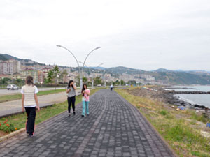 Trabzon'da yürürken internet keyfi!