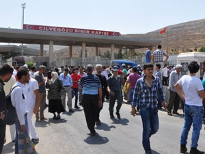 Sınırda bayramlaşma yoğunluğu