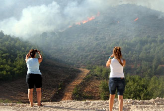 Orman yangını kontrol altına alındı!