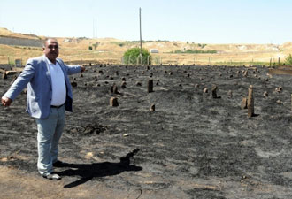 İtfaiye aracı olmayan beldede yangın çıkarsa...