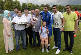 Trabzonspor antrenmanında ilginç görüntü!