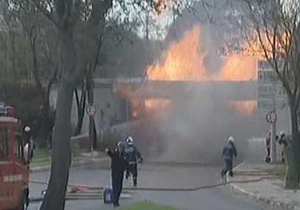 İstanbul'da LPG tankeri patladı