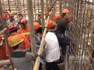 Korkunç kaza! İnşaat demiri...