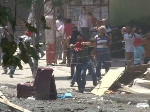 Polise taşlı saldırı! 1 POLİS ŞEHİT