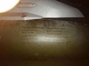 Füzelere şehitlerin isimleri yazıldı