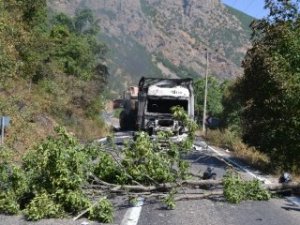 Tunceli-Erzincan karayolu trafiğe kapatıldı