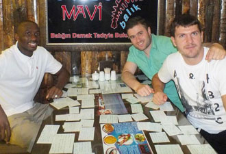 TS'li oyuncuların balık keyfi