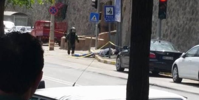 Gümüşhanede bomba paniği