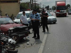 Çarşamba'da trafik kazası: 1 yaralı
