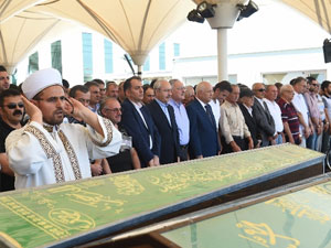 Kılıçdaroğlu cenaze töreninde