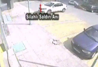 Hain saldırı kamerada
