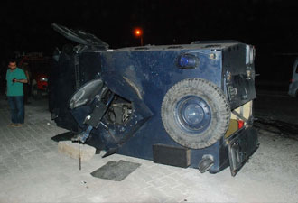 Polis noktasına saldırı