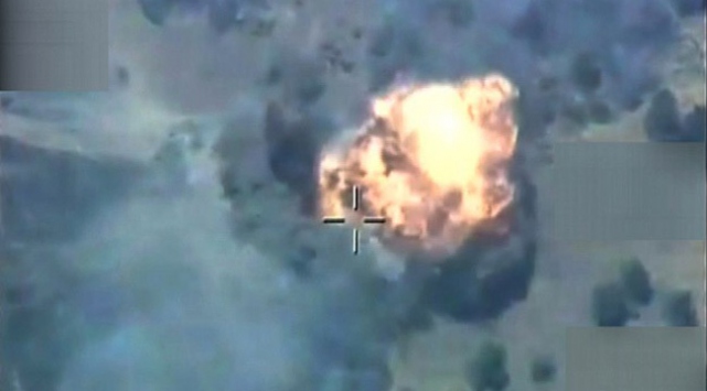 Terörist hedefler tam isabet vuruldu