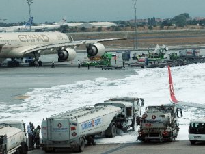Atatürk Havalimanı’nda facianın eşiğinden dönüldü
