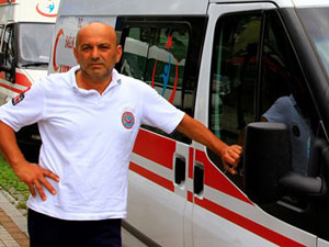 Ambulans Şoförü hayat kurtardı!