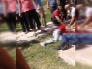 Önce eşini vurdu sonra kendini