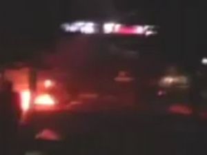 Polisten molotof atan göstericiye tepki: ’’Eşek herifler’’