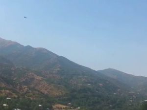 Yol kapatan PKK’ya havadan ve karadan operasyon