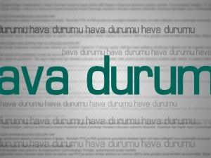 Bugün yağmur yağacak mı ?