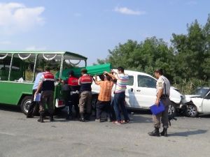 Silivri’de zincirleme kaza:1 ölü,3 yaralı