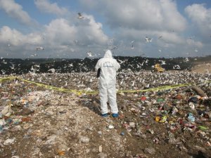 Çöp döküm sahasında ceset bulundu