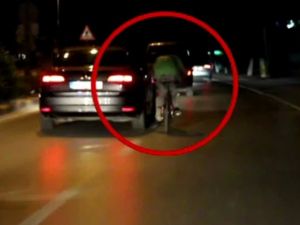 Tehlikeli yolculuk kamerada !