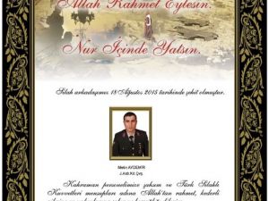 Genelkurmay’dan taziye mesajı