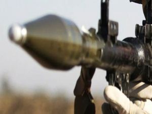 Polis noktasına roketli saldırı