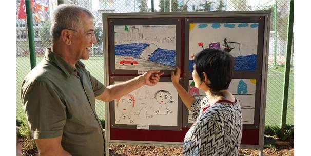 Mezitlili minikler sergi açtı