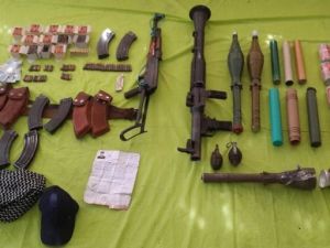 Öldürülen teröristin üzerinden cephane çıktı