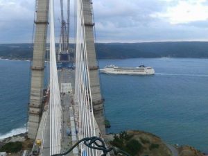 3. köprünün kedi yolundaki çalışmalar devam ediyor