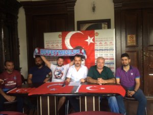 Trabzonspor taraftarından  teröre lanet yürüyüşü