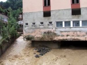 Fıkra gibi: Dere yatağına bina !